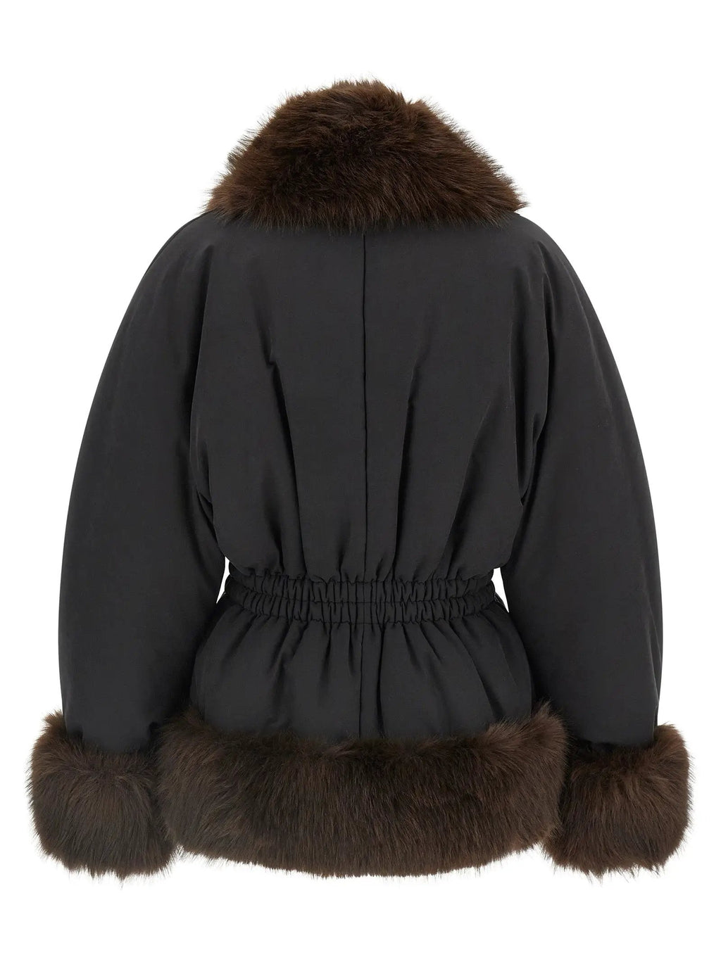 The Andamane The Andamane Black Polyester Full-Length Jacket