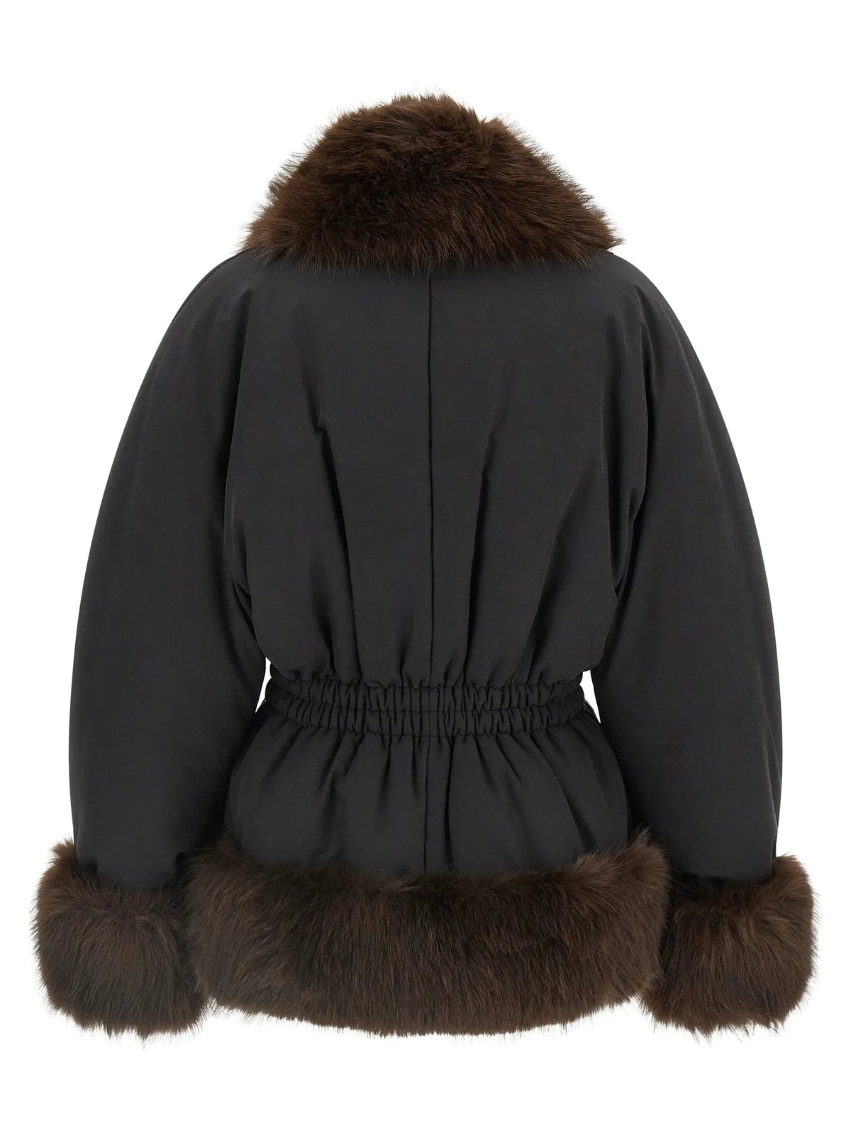 The Andamane The Andamane Black Polyester Full-Length Jacket