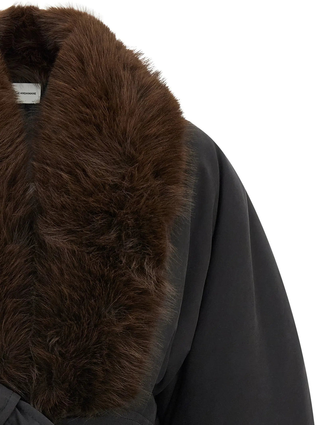 The Andamane The Andamane Black Polyester Full-Length Jacket