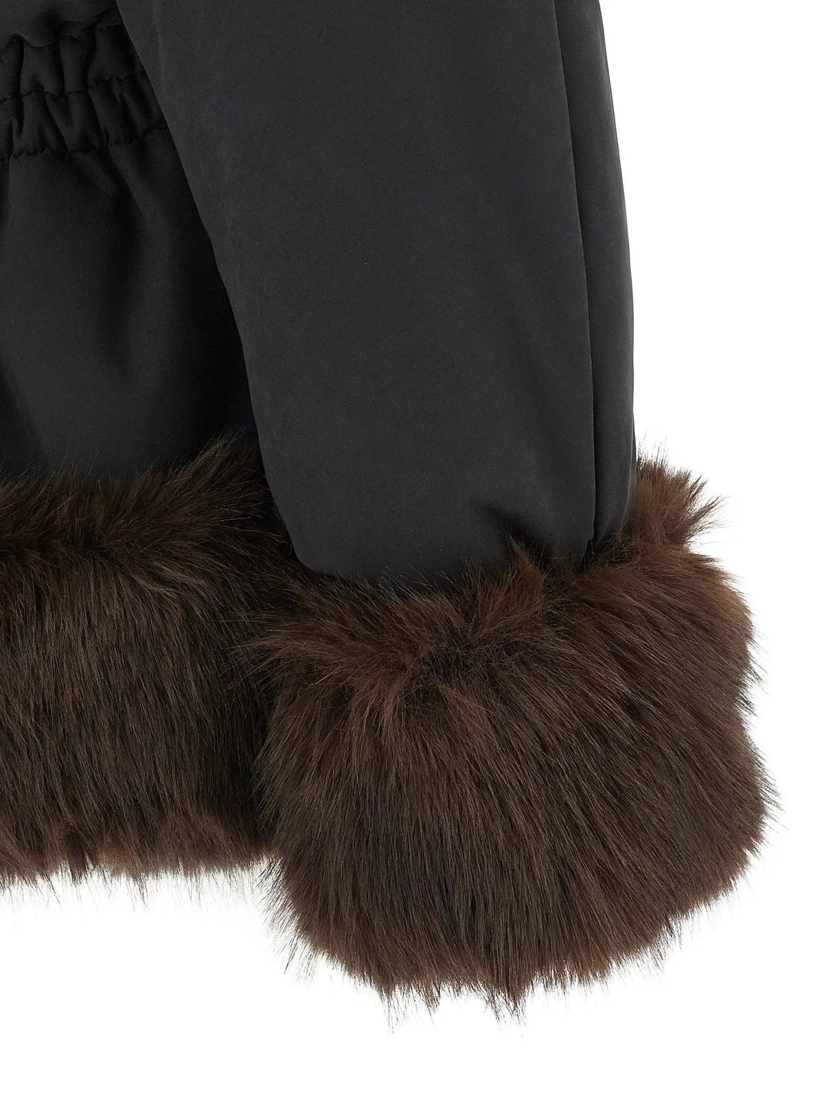 The Andamane The Andamane Black Polyester Full-Length Jacket