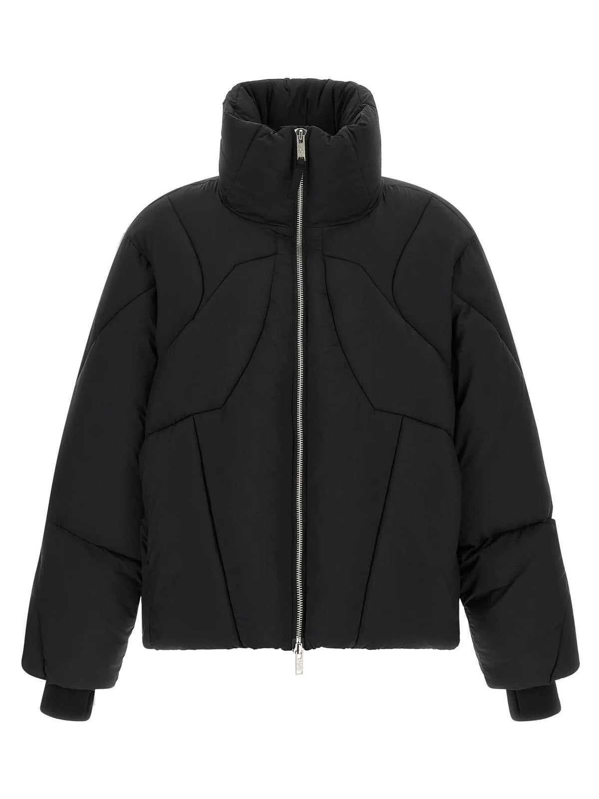 Thom Krom Thom Krom Black Nylon Full-Length Jacket
