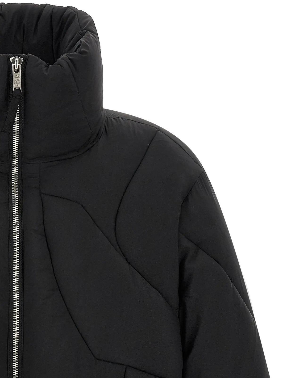 Thom Krom Thom Krom Black Nylon Full-Length Jacket