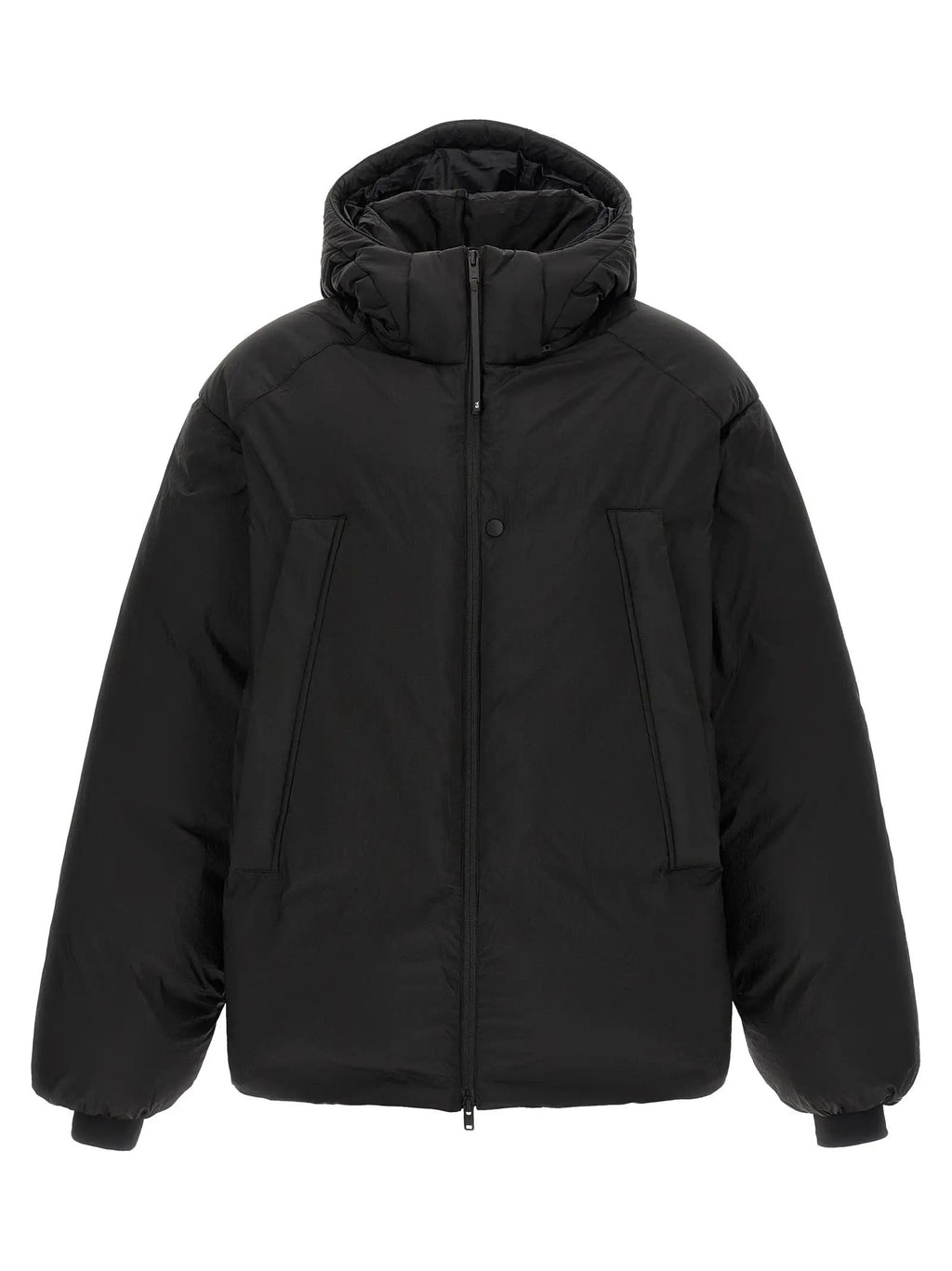 Y-3 Y-3 Black Recycled Polyamide Full-Length Jacket