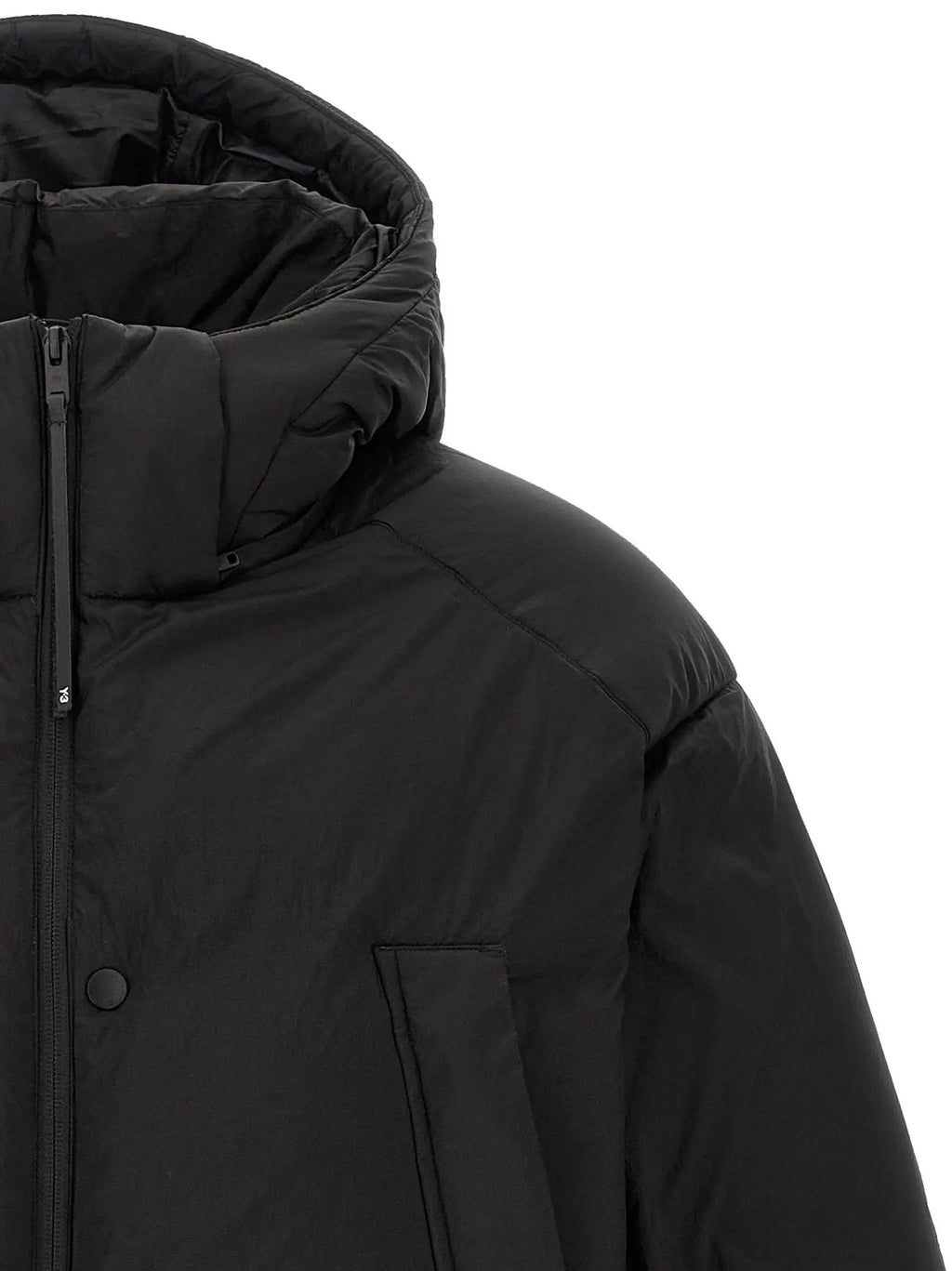 Y-3 Y-3 Black Recycled Polyamide Full-Length Jacket