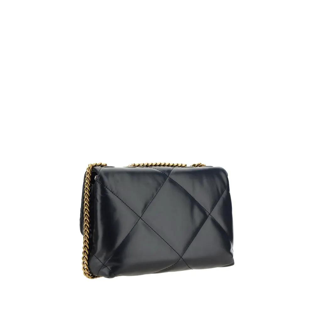 Tory Burch Tory Burch Black Lamb Ovis Aries Shoulder Bag