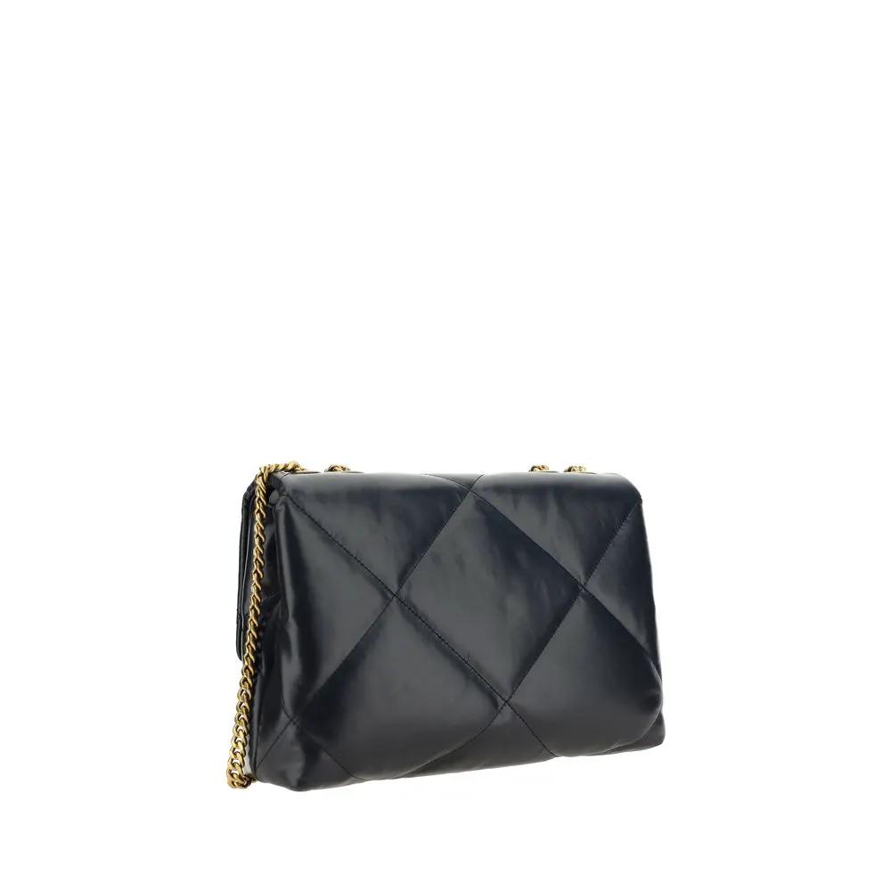 Tory Burch Tory Burch Black Lamb Ovis Aries Shoulder Bag