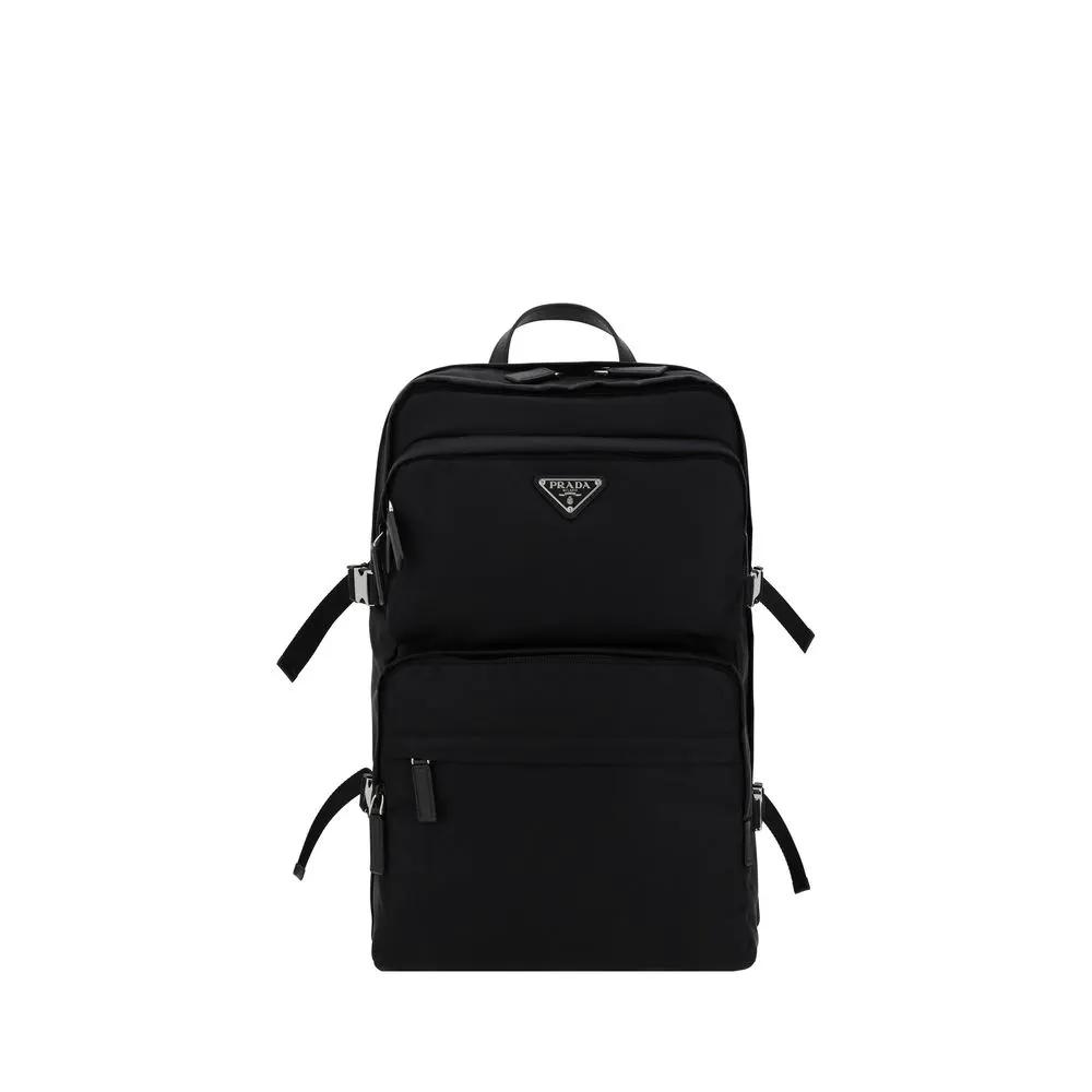 Prada Prada Black Recycled Polyamide Backpack