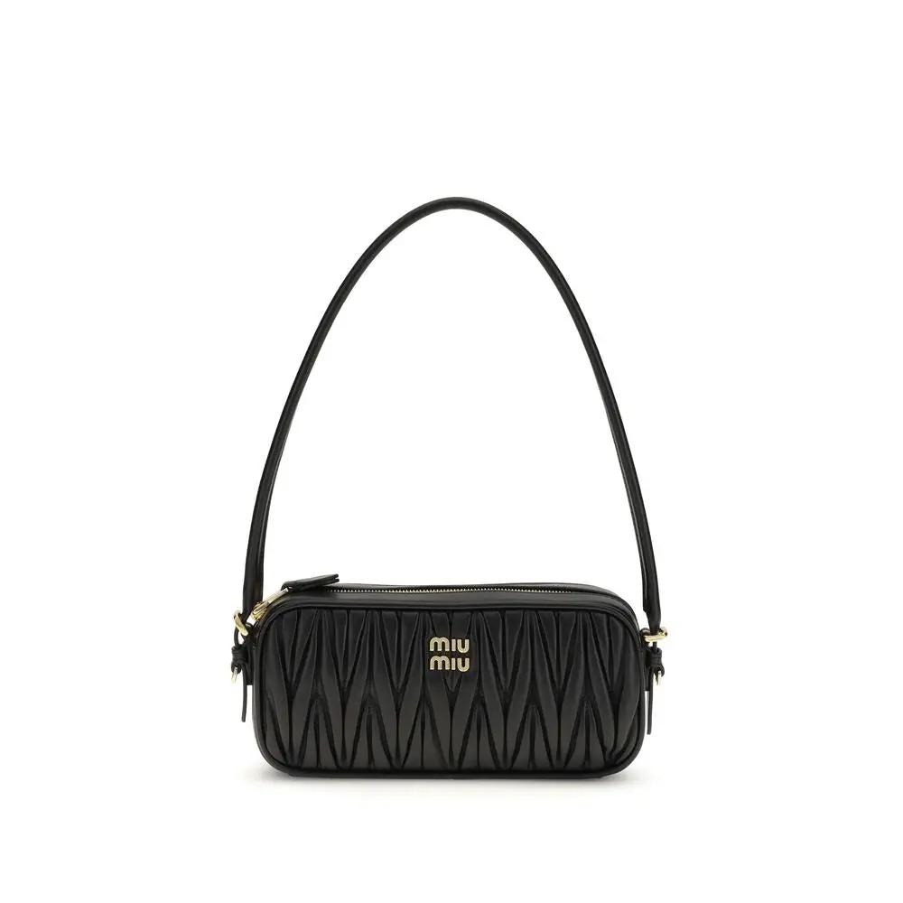 Miu Miu Miu Miu Black Lamb Ovis Aries Wallet