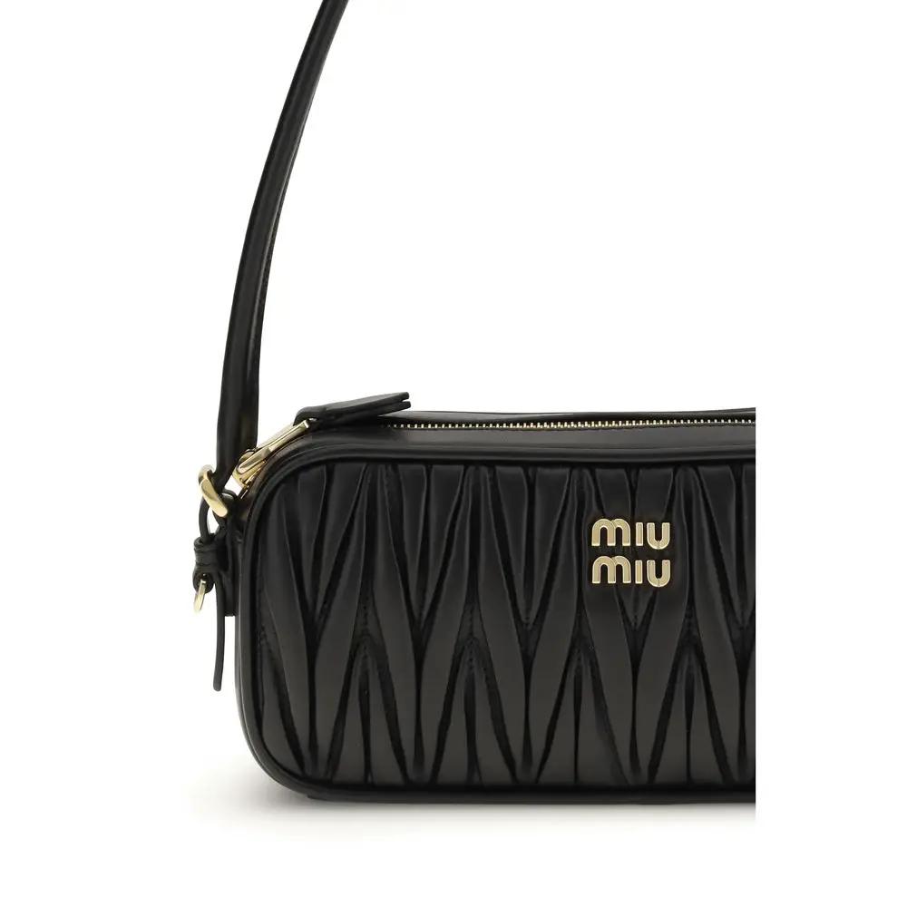 Miu Miu Miu Miu Black Lamb Ovis Aries Wallet