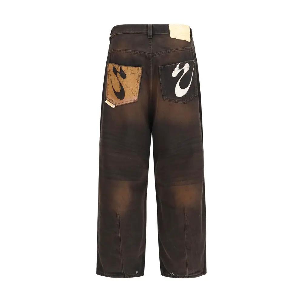 PDF Channel PDF Channel Brown Cotton Jeans Denim