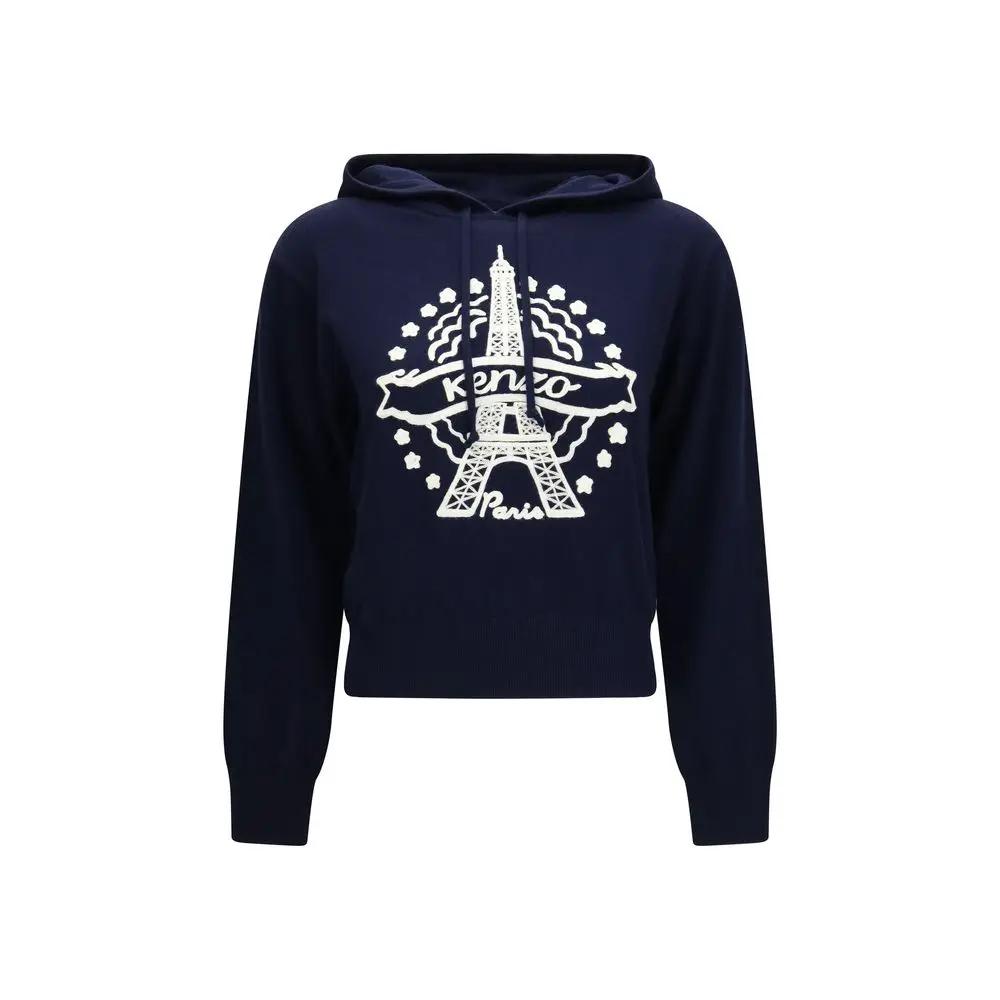Kenzo Kenzo Blue Wool Oves Aries Sweatshirt