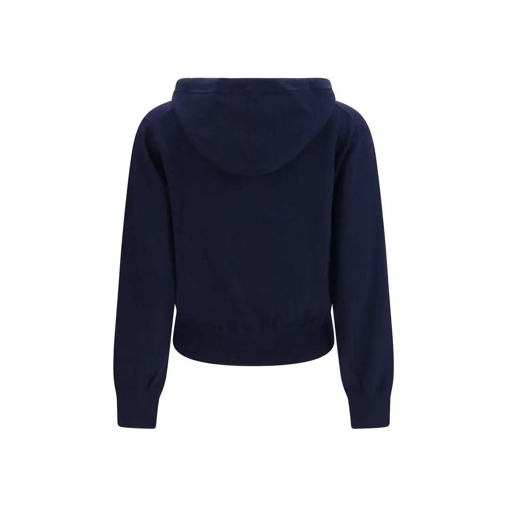 Kenzo Blue Wool Oves Aries Sweatshirt