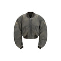 Rick Owens Gray Nylon Bomber