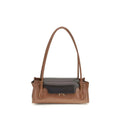 Marni Brown Calf Leather Bos Taurus Shoulder Bag