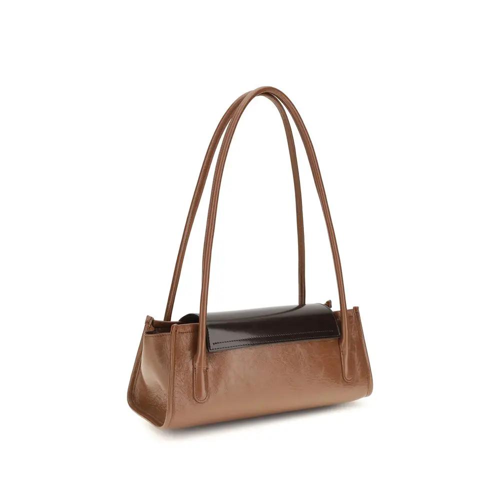 Marni Marni Brown Calf Leather Bos Taurus Shoulder Bag