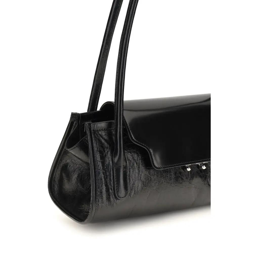 Marni Marni Black Calf Leather Bos Taurus Shoulder Bag