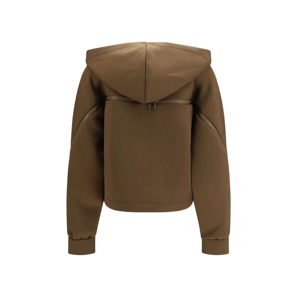 Wolford Wolford Brown Polyester Hoodie