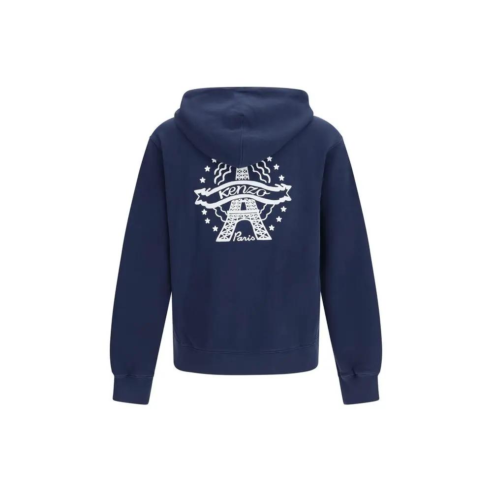 Kenzo Blue Cotton Sweatshirt