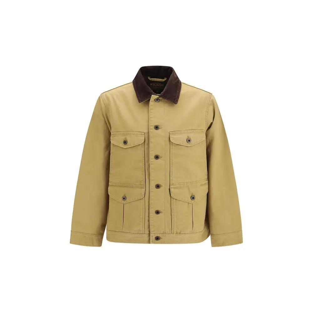 Filson Beige Cotton Full-Length Jacket