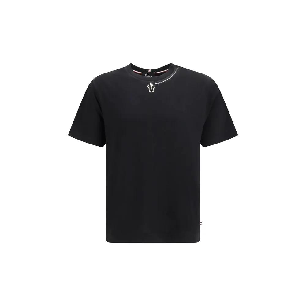 Moncler Grenoble Moncler Grenoble Black Cotton T-Shirt