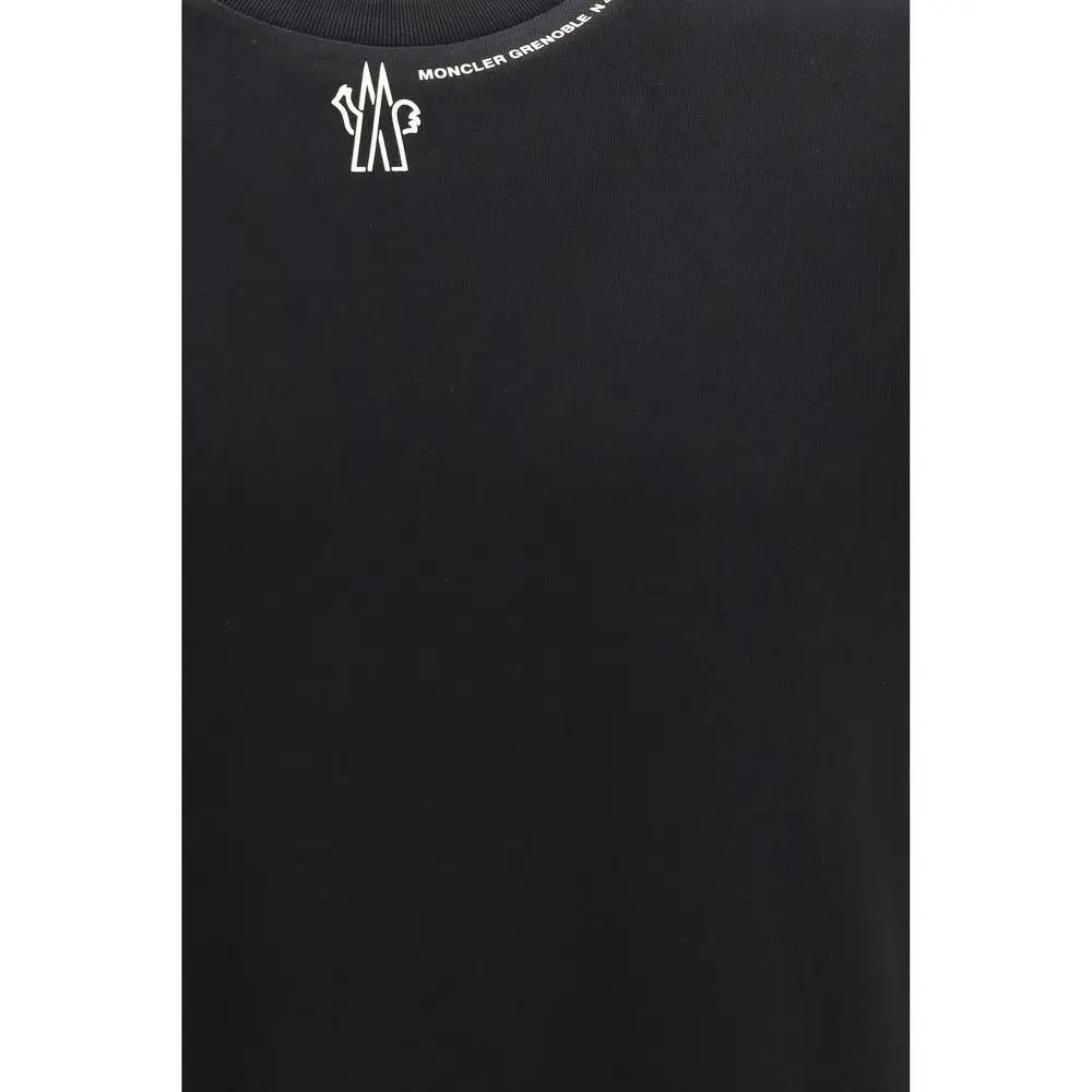 Moncler Grenoble Moncler Grenoble Black Cotton T-Shirt