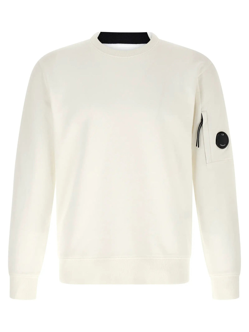 C.P. Company White Cotton Sweatshirt