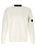 C.P. Company White Cotton Sweatshirt
