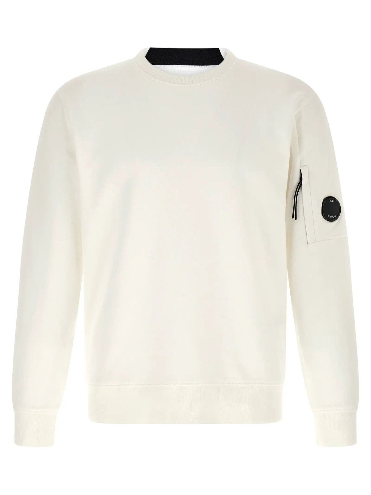 C.P. Company White Cotton Sweatshirt