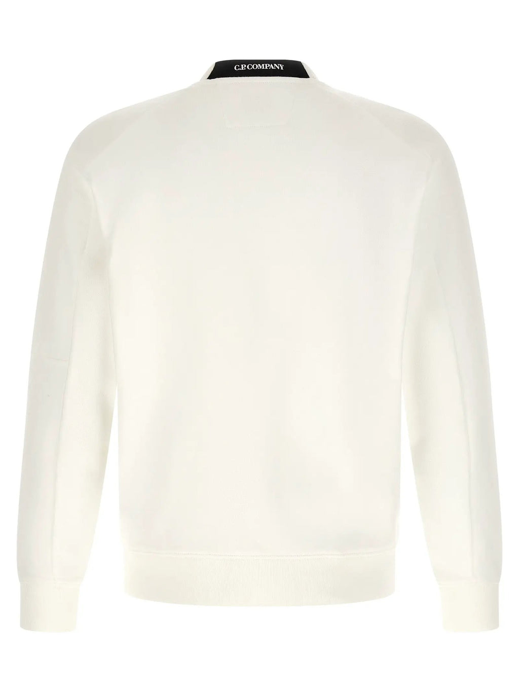 C.P. Company White Cotton Sweatshirt