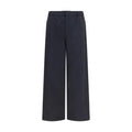 LAMINAR Black Nylon Casual Pants