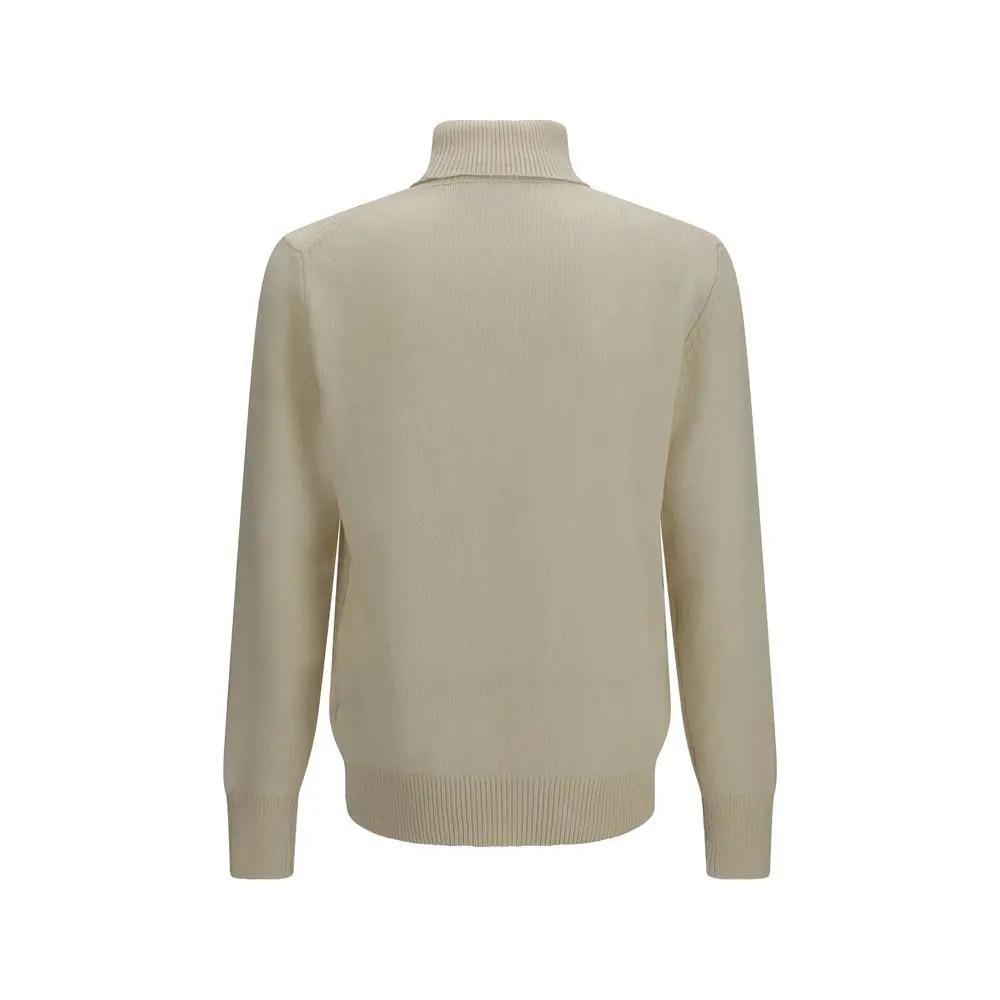 Aragona Cashmere White Cashmere Sweater