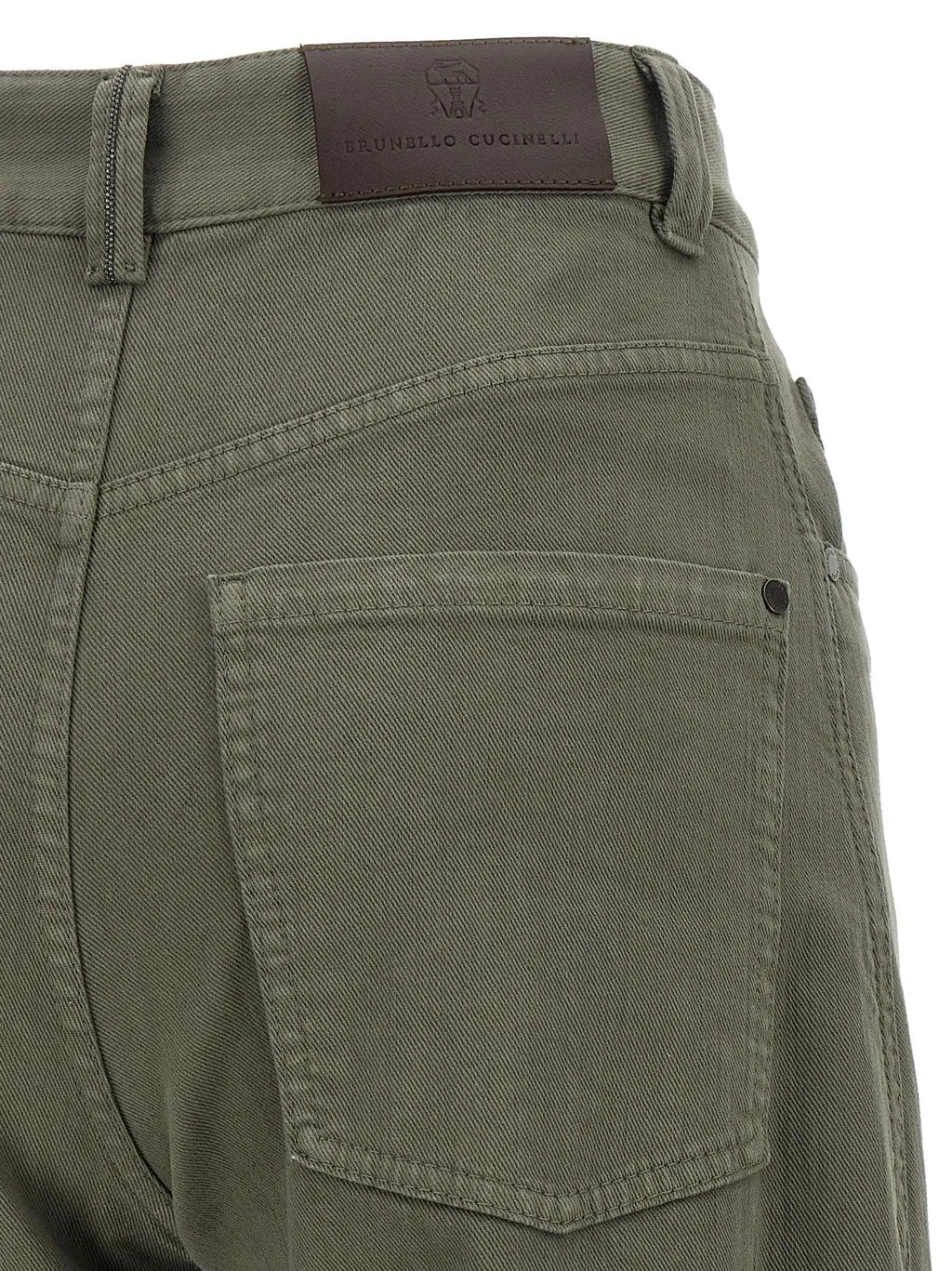 Brunello Cucinelli Bicolor Cotton Jeans Denim