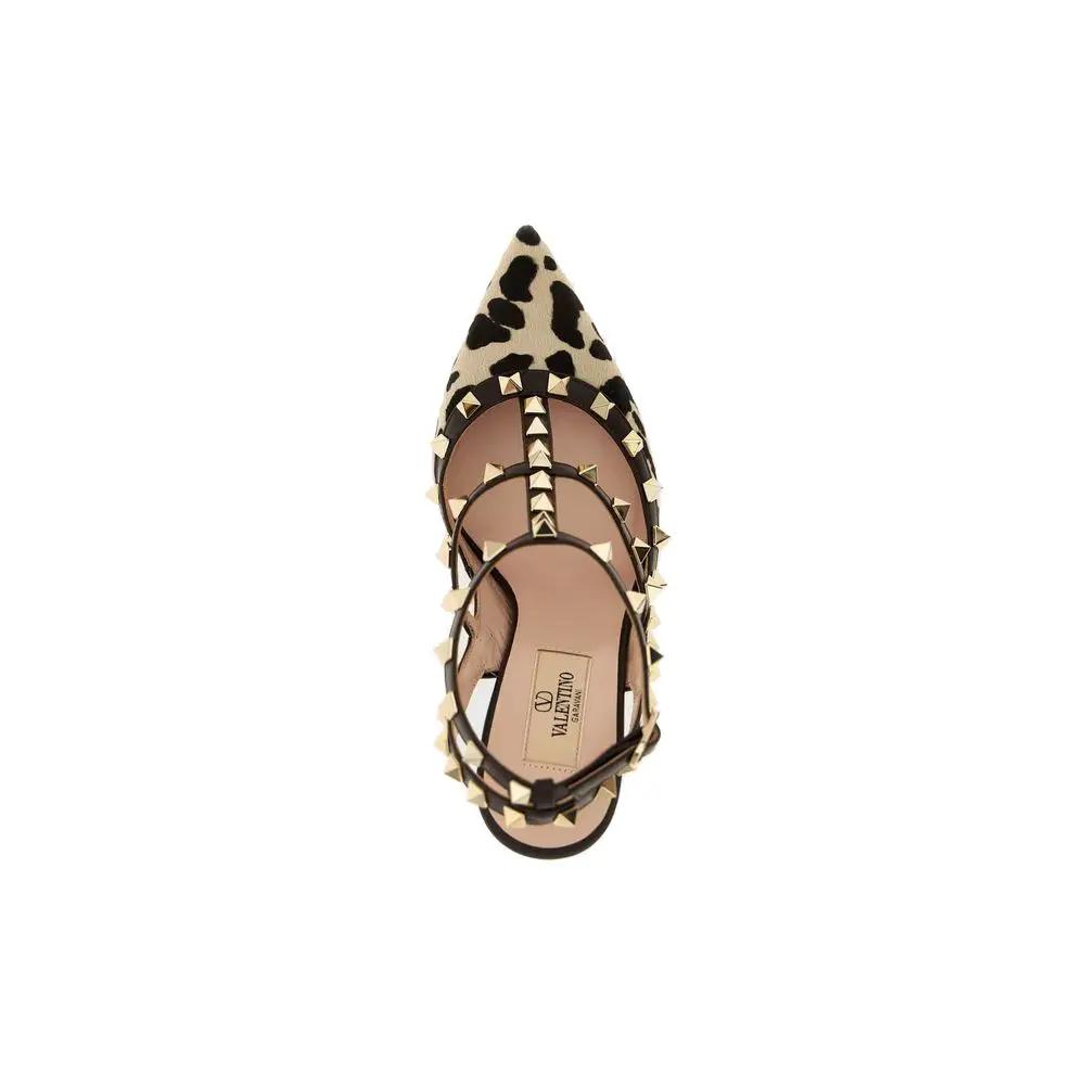 Valentino Garavani Valentino Garavani Brown Calfskin High Heel Pumps