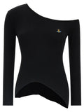 Vivienne Westwood Black Viscose Long Sleeve T-Shirt