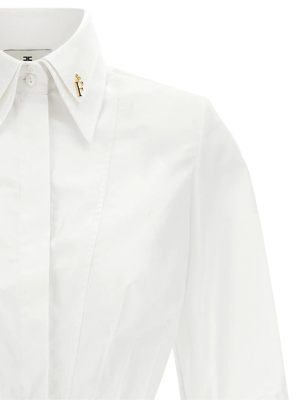 Elisabetta Franchi White Cotton Blouse