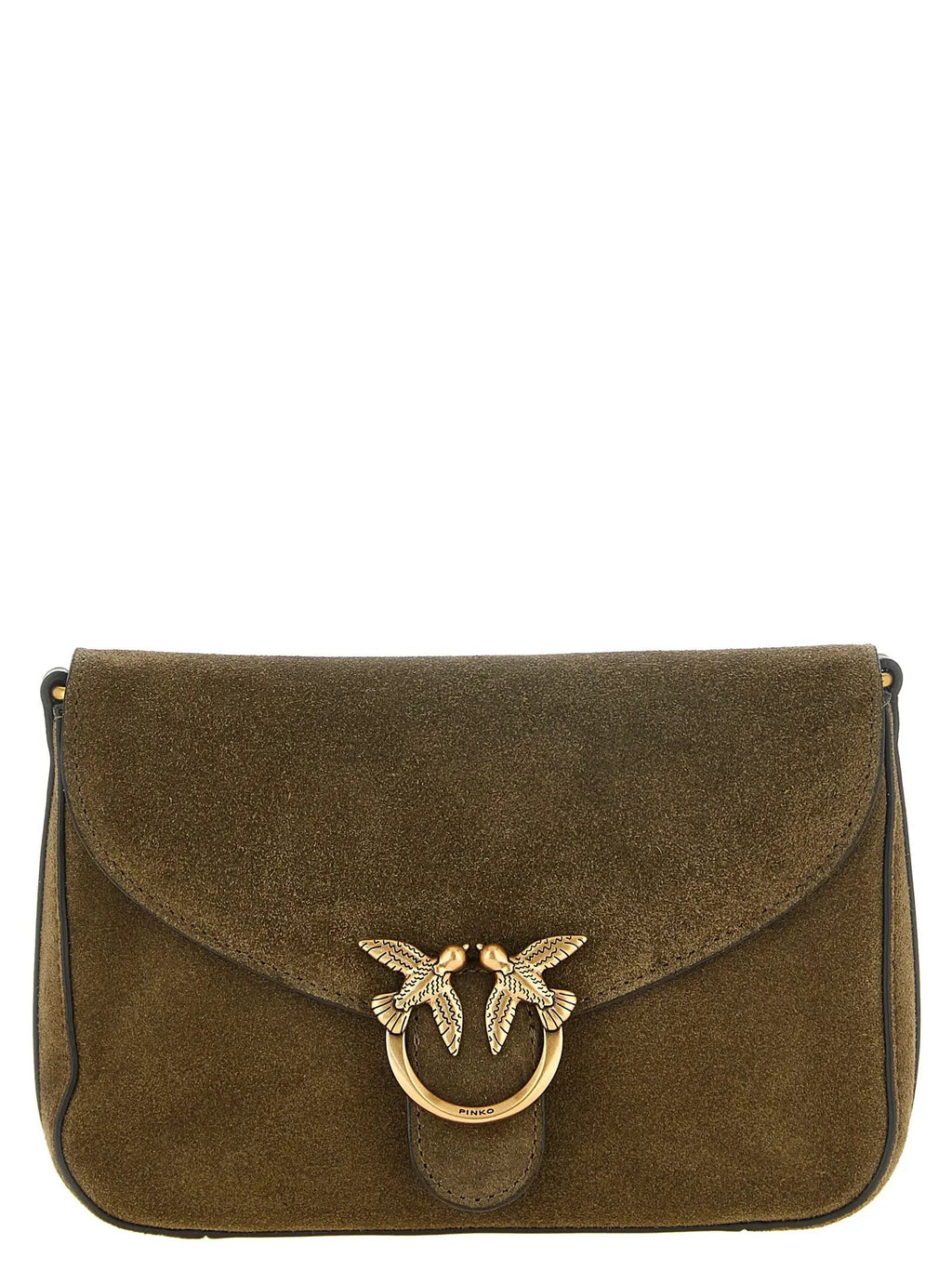 PINKO Bicolor Calfskin Crossbody Bag