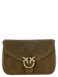 PINKO Bicolor Calfskin Crossbody Bag