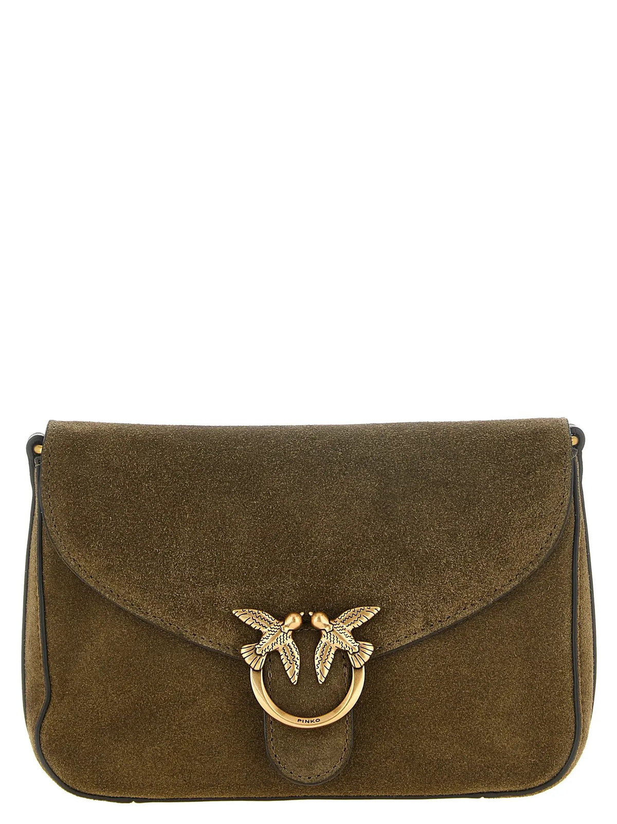 PINKO Bicolor Calfskin Crossbody Bag