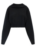 Rick Owens Black Cashmere Sweatshirt