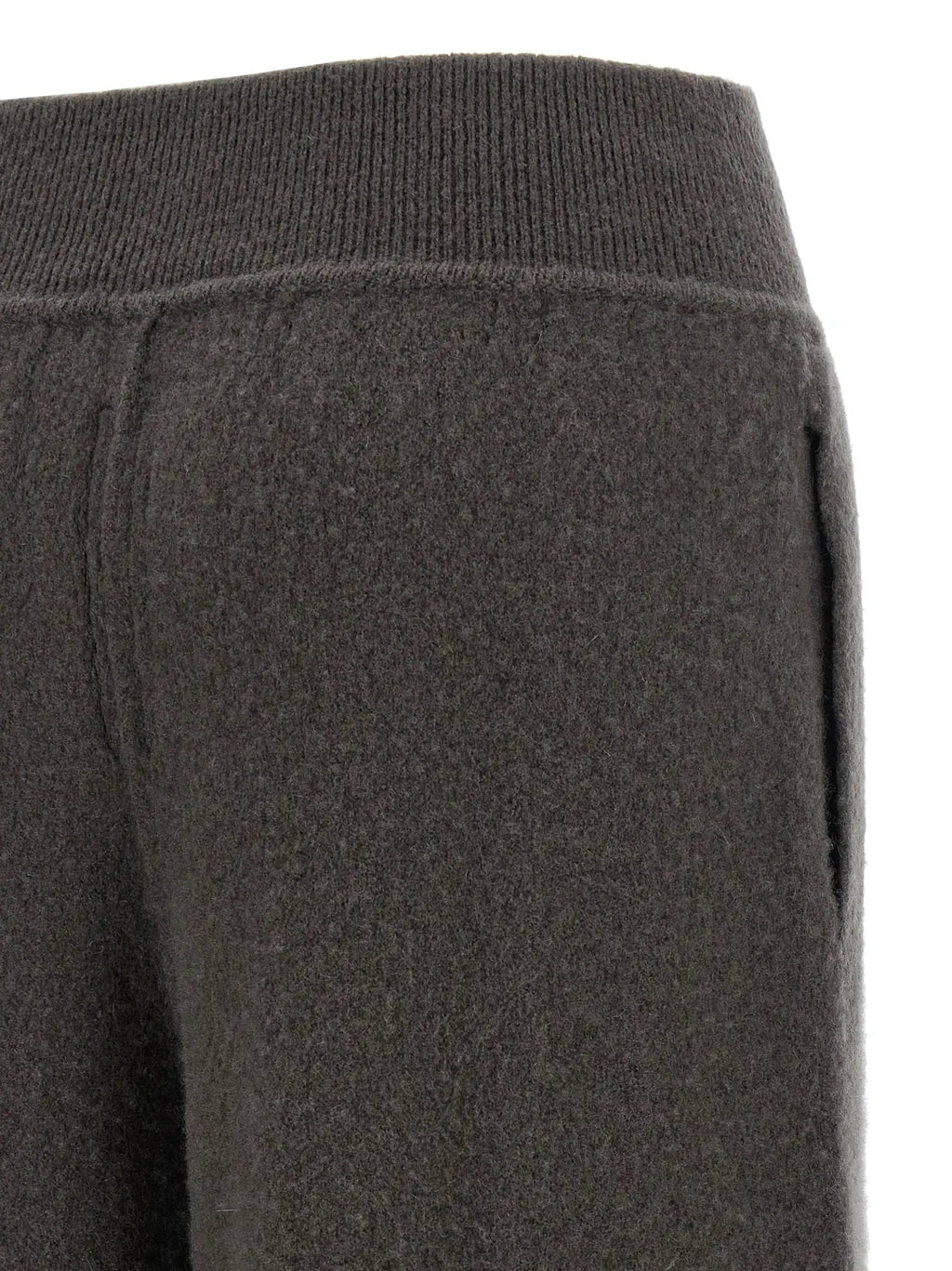 Rick Owens Gray Cashmere Casual Pants