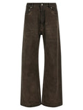 DRKSHDW Brown Cotton Relaxed Fit Jeans