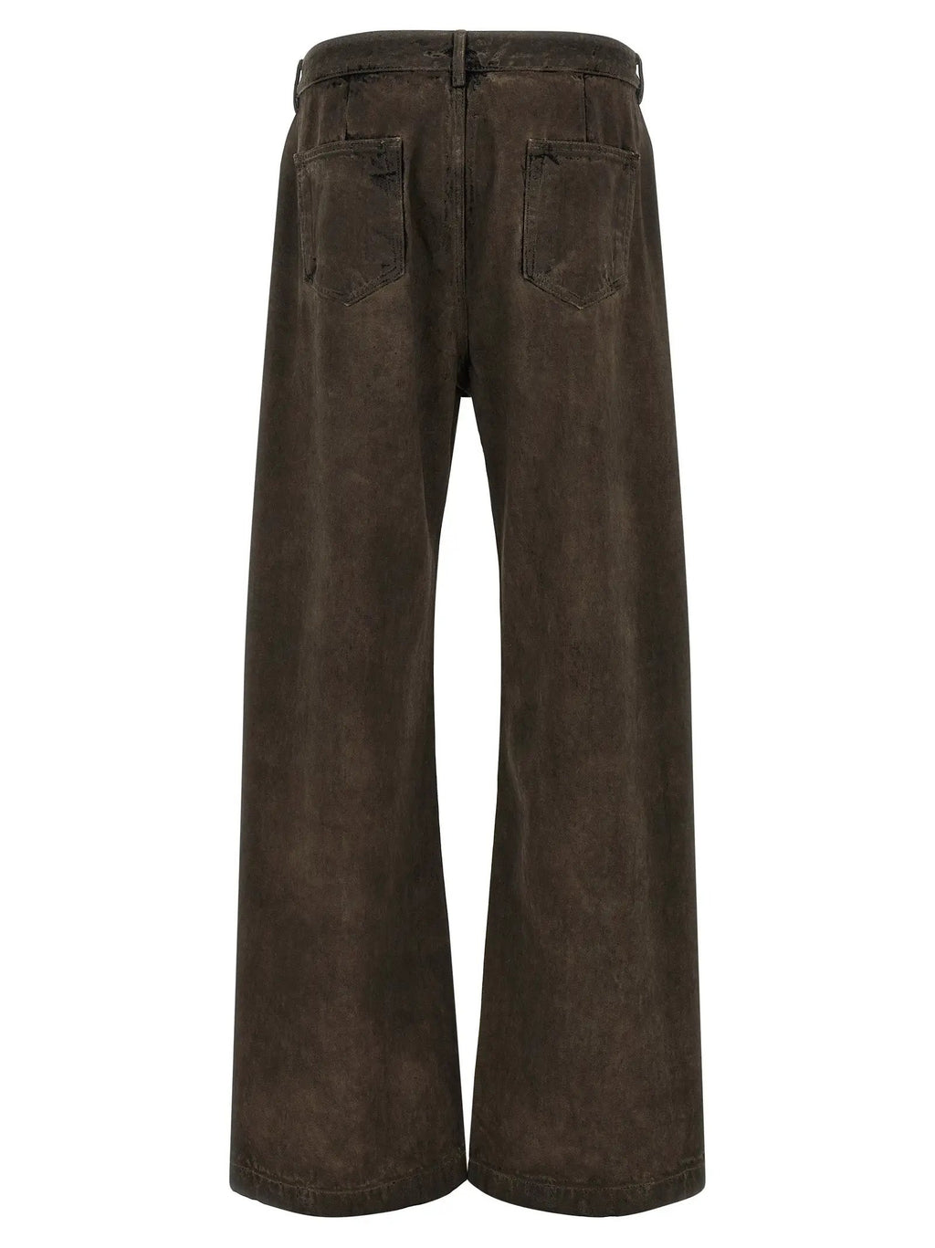 DRKSHDW Brown Cotton Relaxed Fit Jeans
