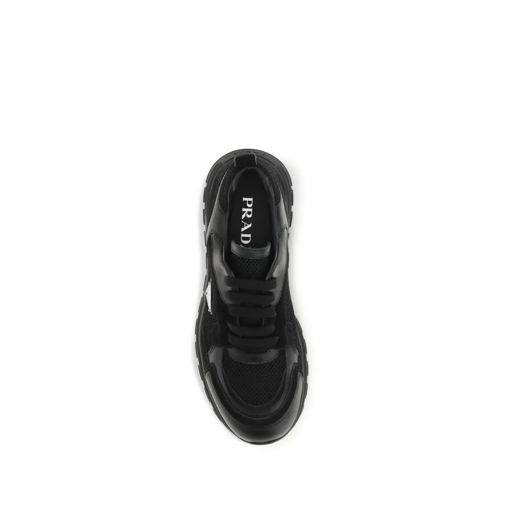 Prada Black Fabric Athletic Sneakers