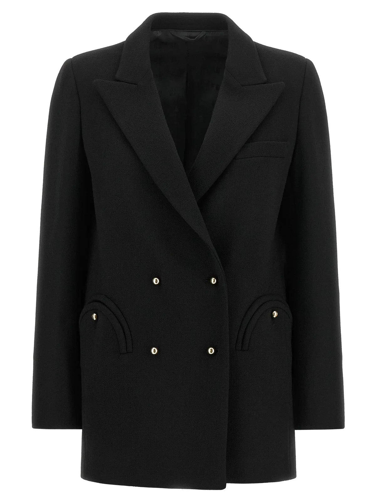 Blazé Milano Black Virgin Wool Blazer