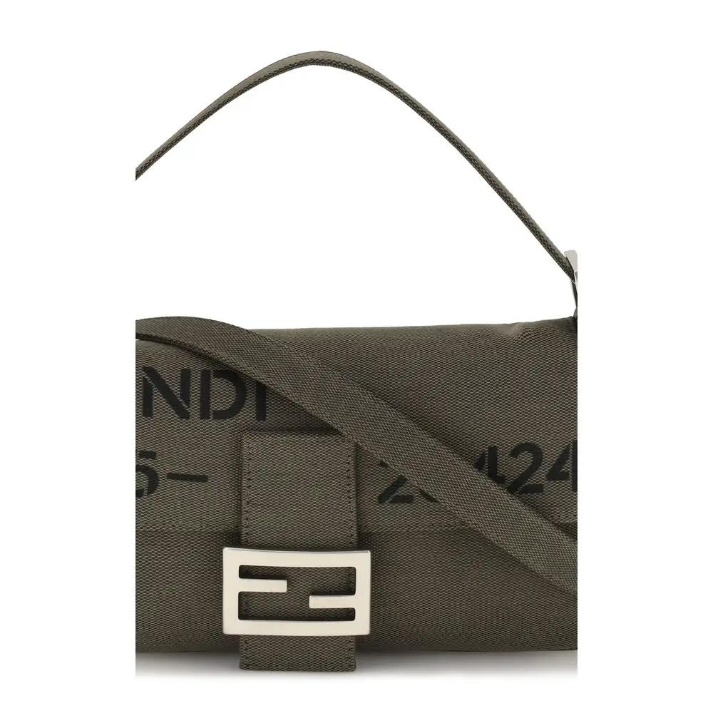 Fendi Bicolor Polyester Shoulder Bag