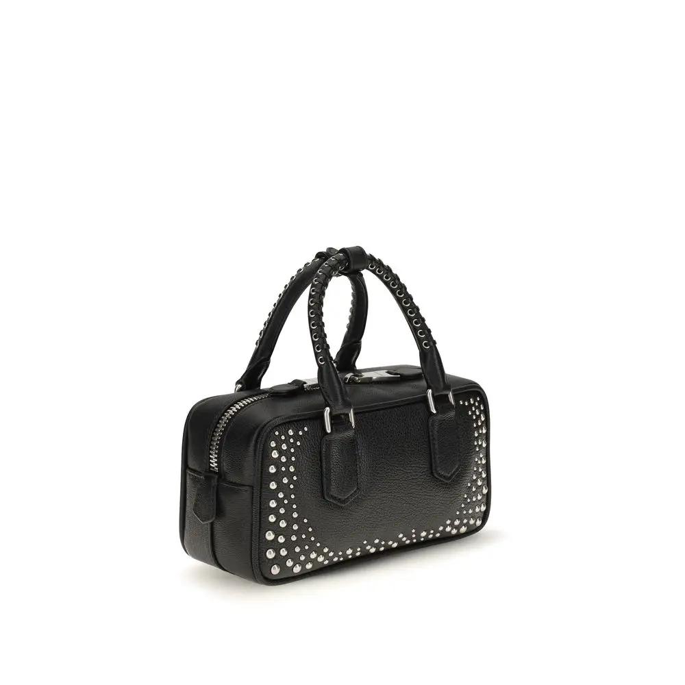 Miu Miu Black Calf Leather Bos Taurus Shoulder Bag