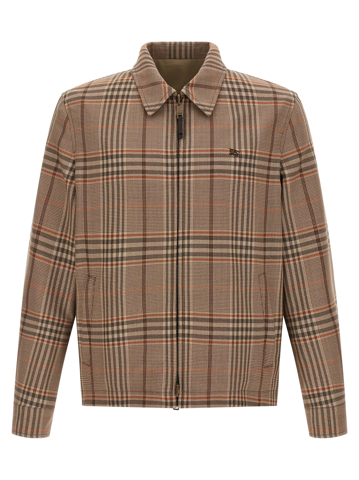 Burberry Burberry Beige Wool Full-Length Jacket