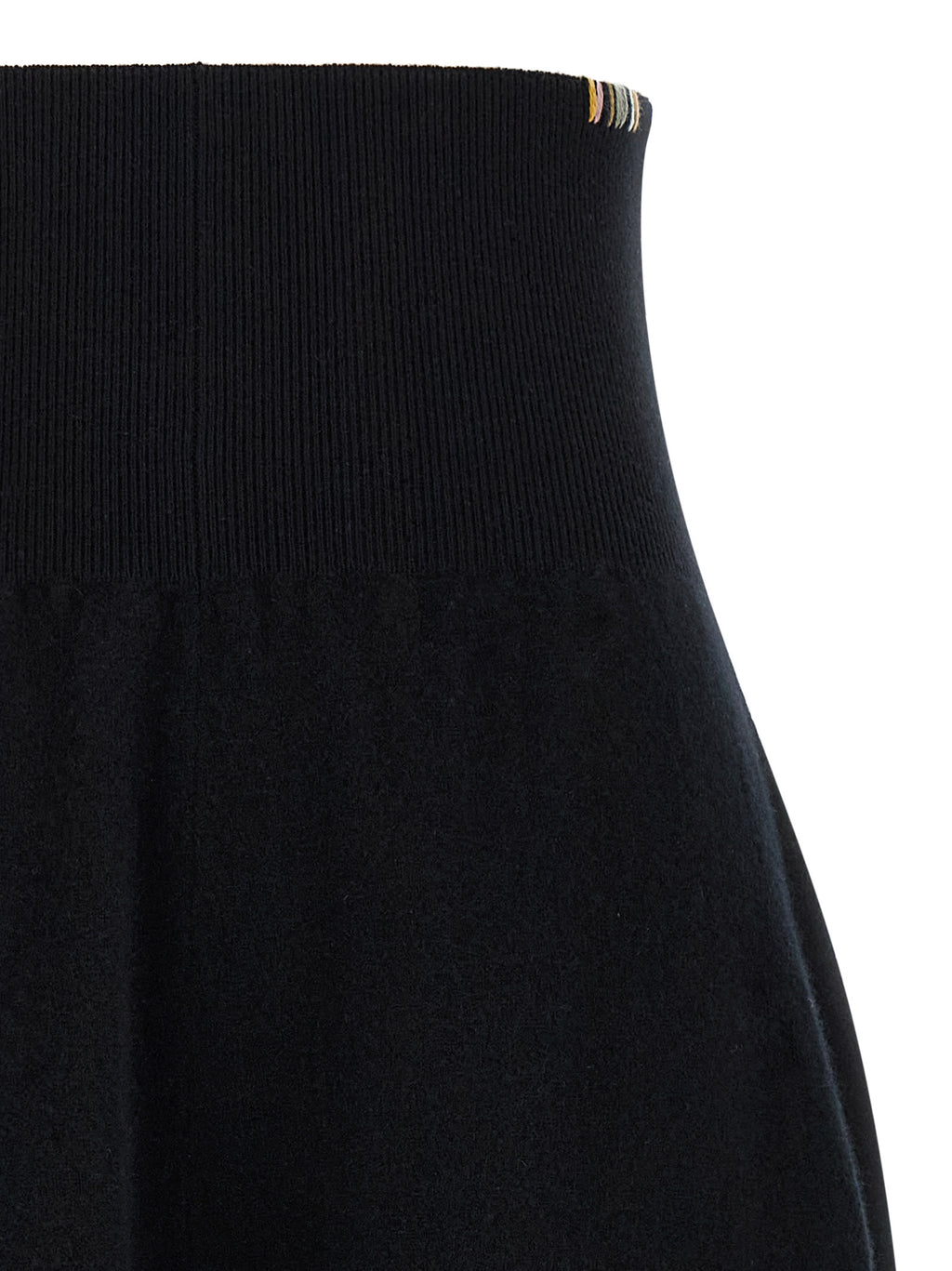 Extreme Cashmere Extreme Cashmere Black Cashmere Midi Skirt