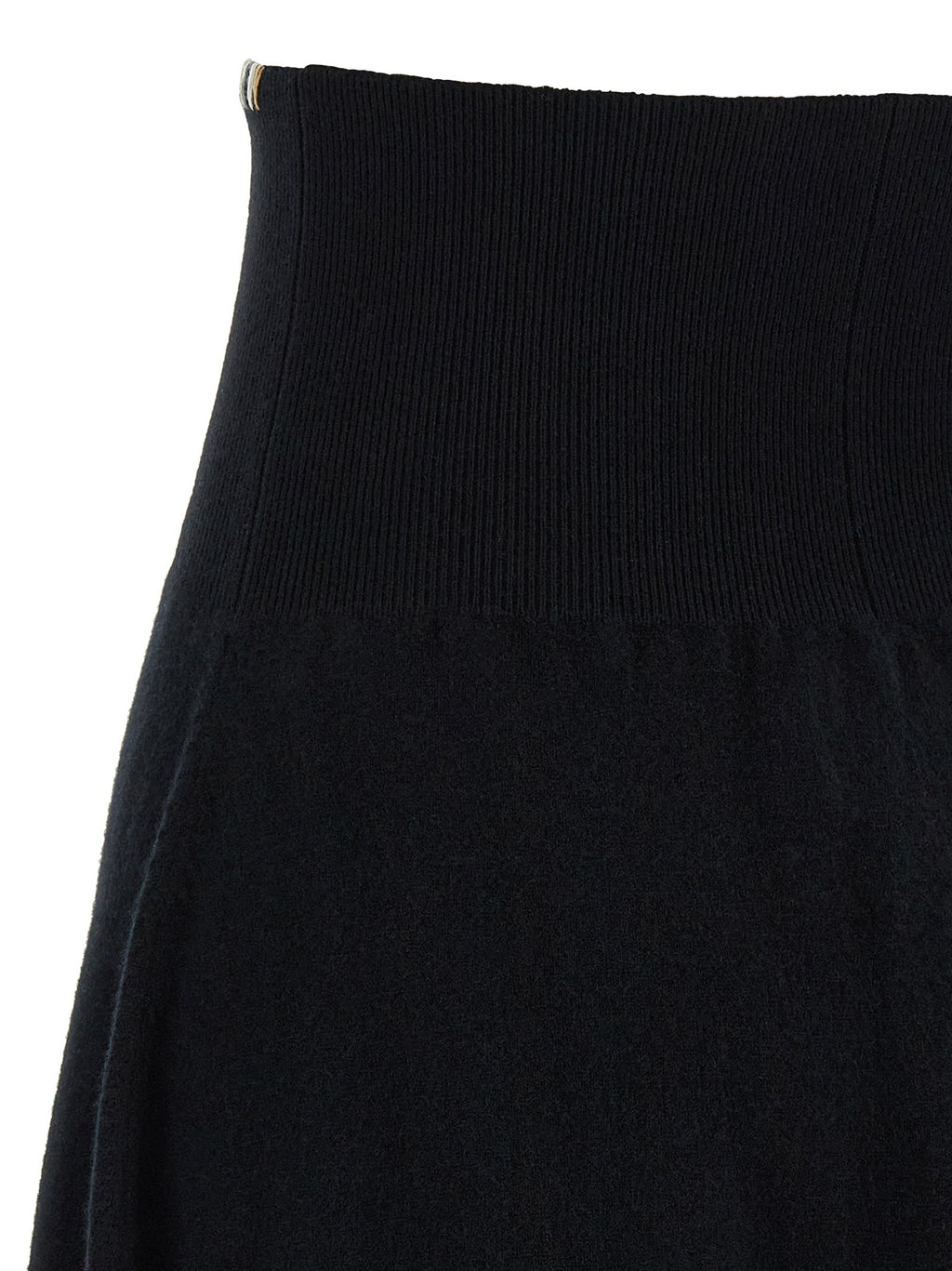Extreme Cashmere Extreme Cashmere Black Cashmere Midi Skirt