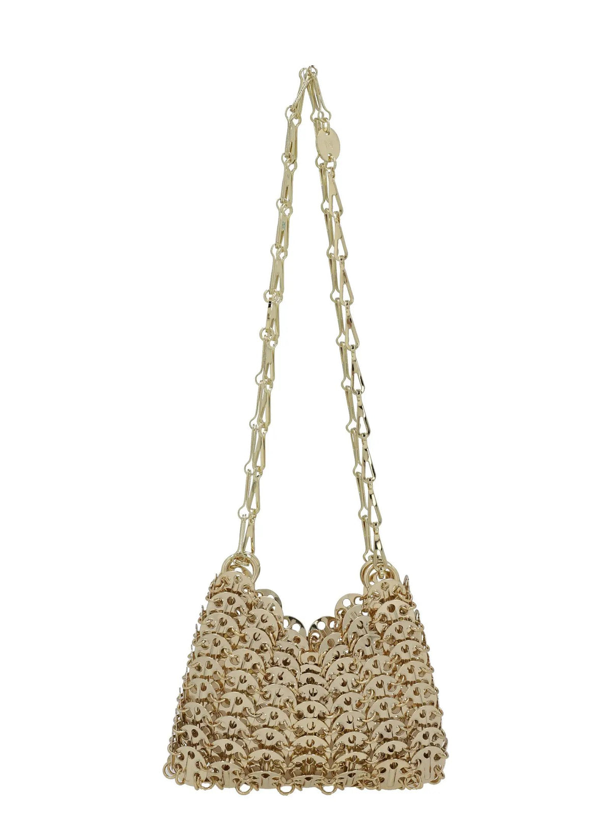 Paco Rabanne Gold Brass Shoulder Bag